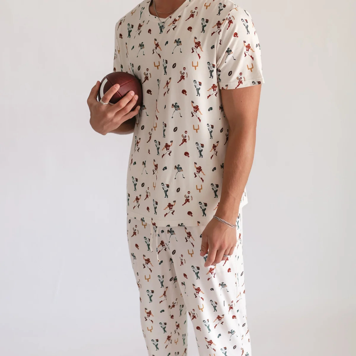 Adult Jogger Set In Football* | Silks Design