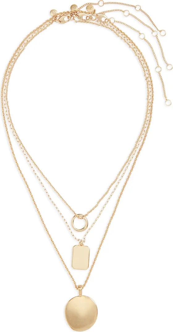 Madewell Triple Pendant Necklace Set | Nordstrom | Nordstrom