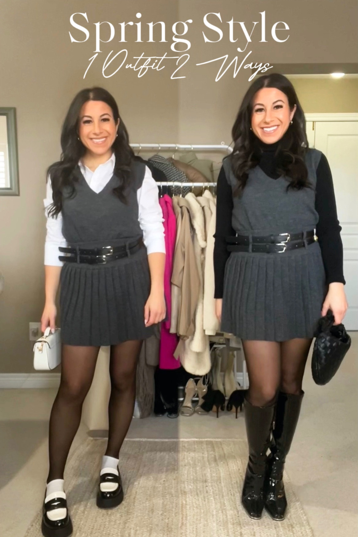 Absolutely love this pleated skirt set with double belt detail! Styled two ways for spring ✨ 
SAVE with code claudiaaguzzo15 💕 


#springstyle #chicwish #styletip

#LTKSeasonal #LTKfindsunder100 #LTKstyletip