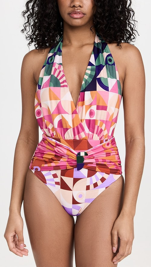 FARM Rio Ombre Graphic Toucans One Piece | SHOPBOP | Shopbop