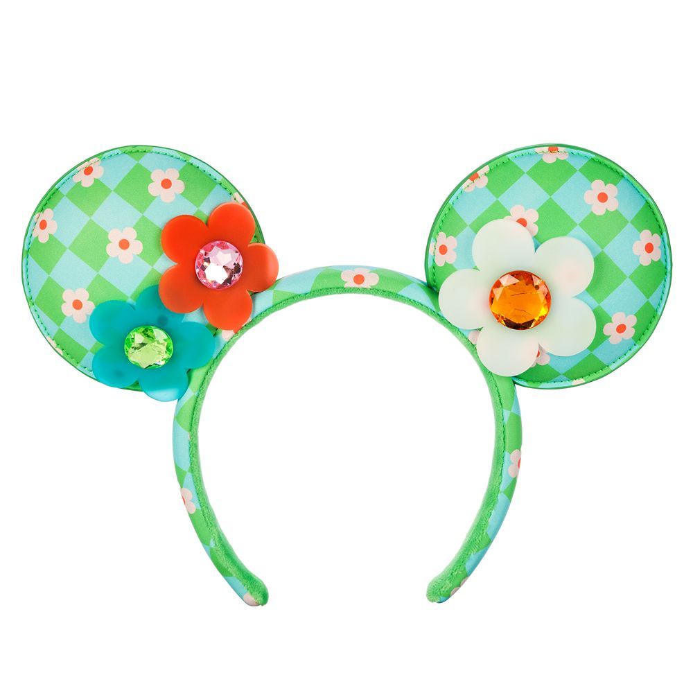 Mickey Mouse Floral Ear Headband for Adults | Disney Store