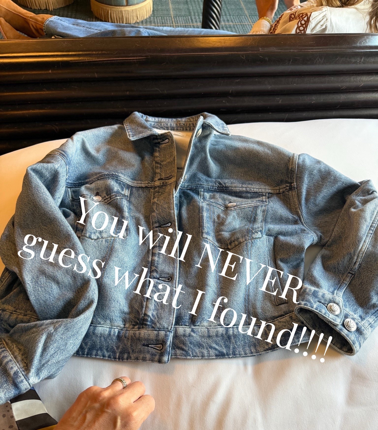 Do you love the sweatpant jeans? Meet their companion a sweatshirt denim jacket. 
M

#LTKgrwm #LTKootd #LTKTravel