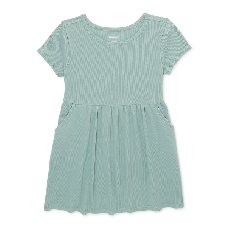 Garanimals Toddler Girls Skater Dress with Pockets, Sizes 12M -5T | Walmart (US)
