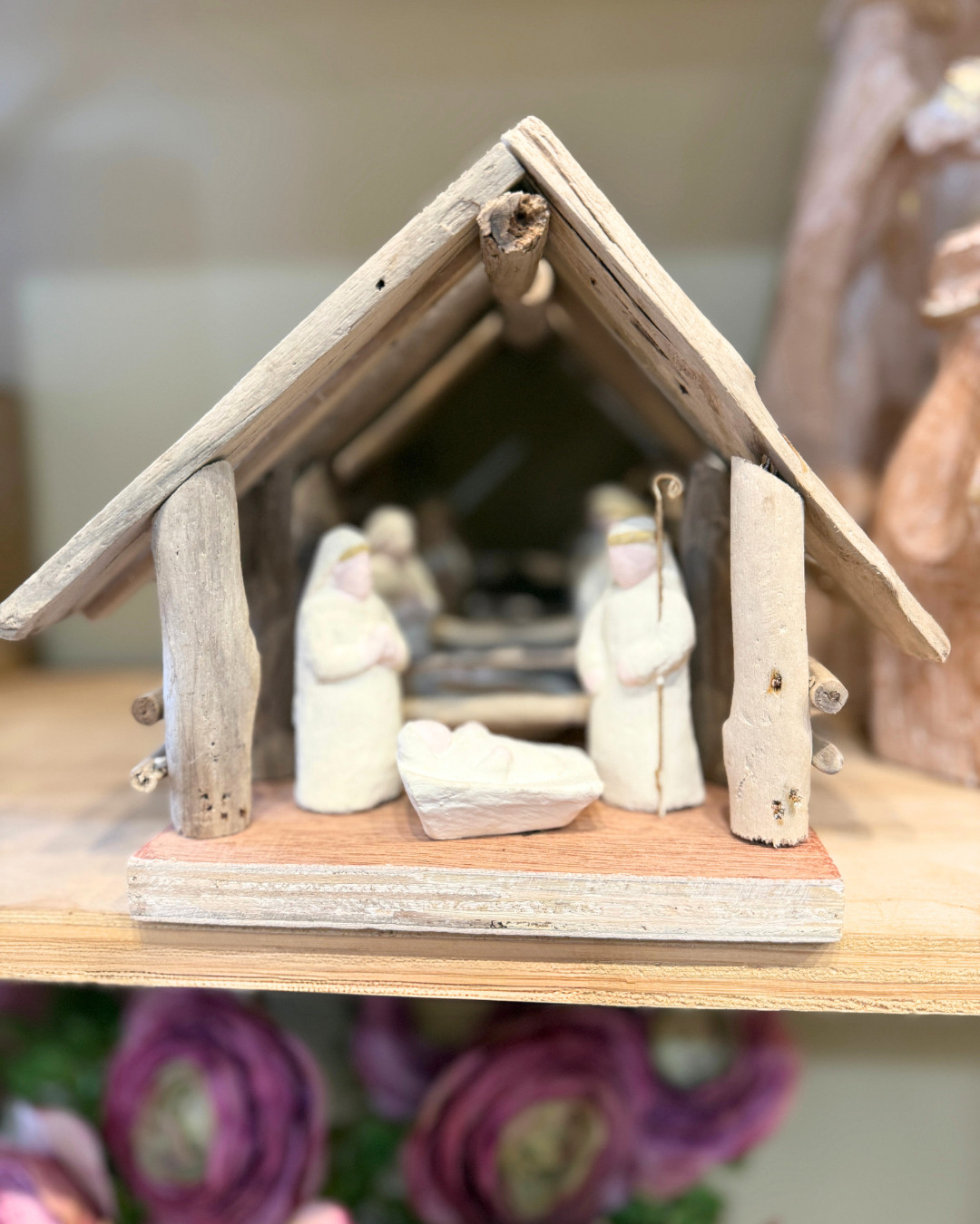 Create a serene Christmas atmosphere with this beautiful wooden nativity scene. #nativity #christmas 

 #LTKGiftGuide #LTKHoliday #LTKSeasonal