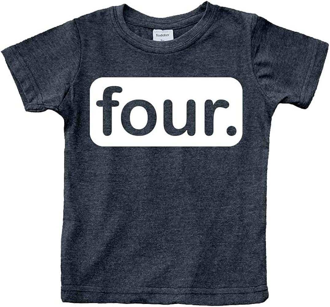 4th Birthday number shirt | Amazon (US)