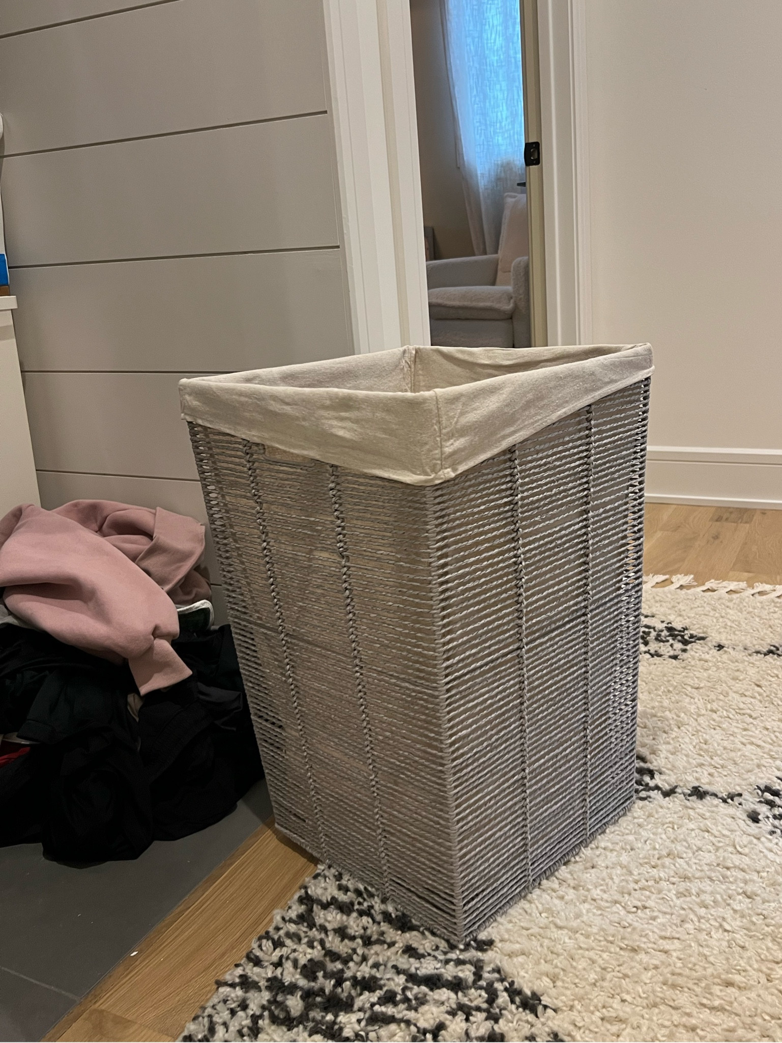 Neutral laundry hamper 

#LTKhome