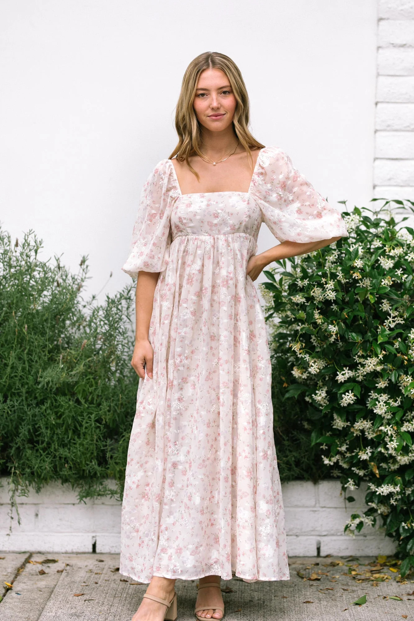 Mandy Babydoll Maxi Dress | Morning Lavender