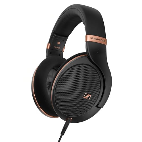 Sennheiser HD 505 - Wired Headphones Over Ear with Transparent Sound and Controlled Bass, Enhanced Comfort Studio Headphones for Music, Work, Gaming, Audiophiles, Students, Traveling, Copper Edition | Amazon (US)
