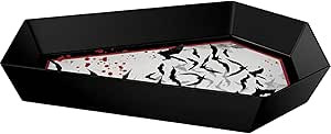 Amscan Dark Manor Coffin Shaped Melamine Bowl - 12.8" x 8" (Pack of 1) - Spooky Serving Dish, Per... | Amazon (US)