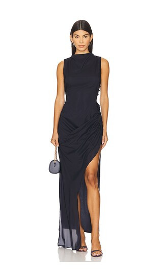 Bruna Dress in Sky Captain Winter 2026 Outfits Winter Fashion 2026 Winter Cocktail Dress Winter | Revolve Clothing (Global)