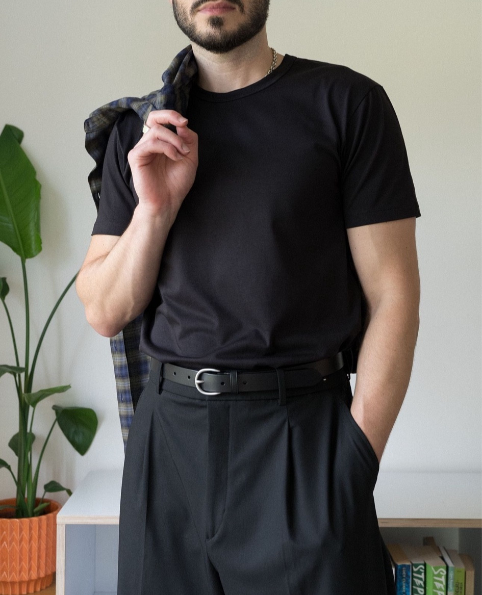Black shirt, Skipper shirt, Pleated trousers, Belt, UNIQLO, Transitional clothes, Menswear, Men's Fashion, Autumn clothes, Urban style, Casual wear, Minimalism
#ad #liketkit #lifewear

#LTKmens #LTKeurope #LTKuk