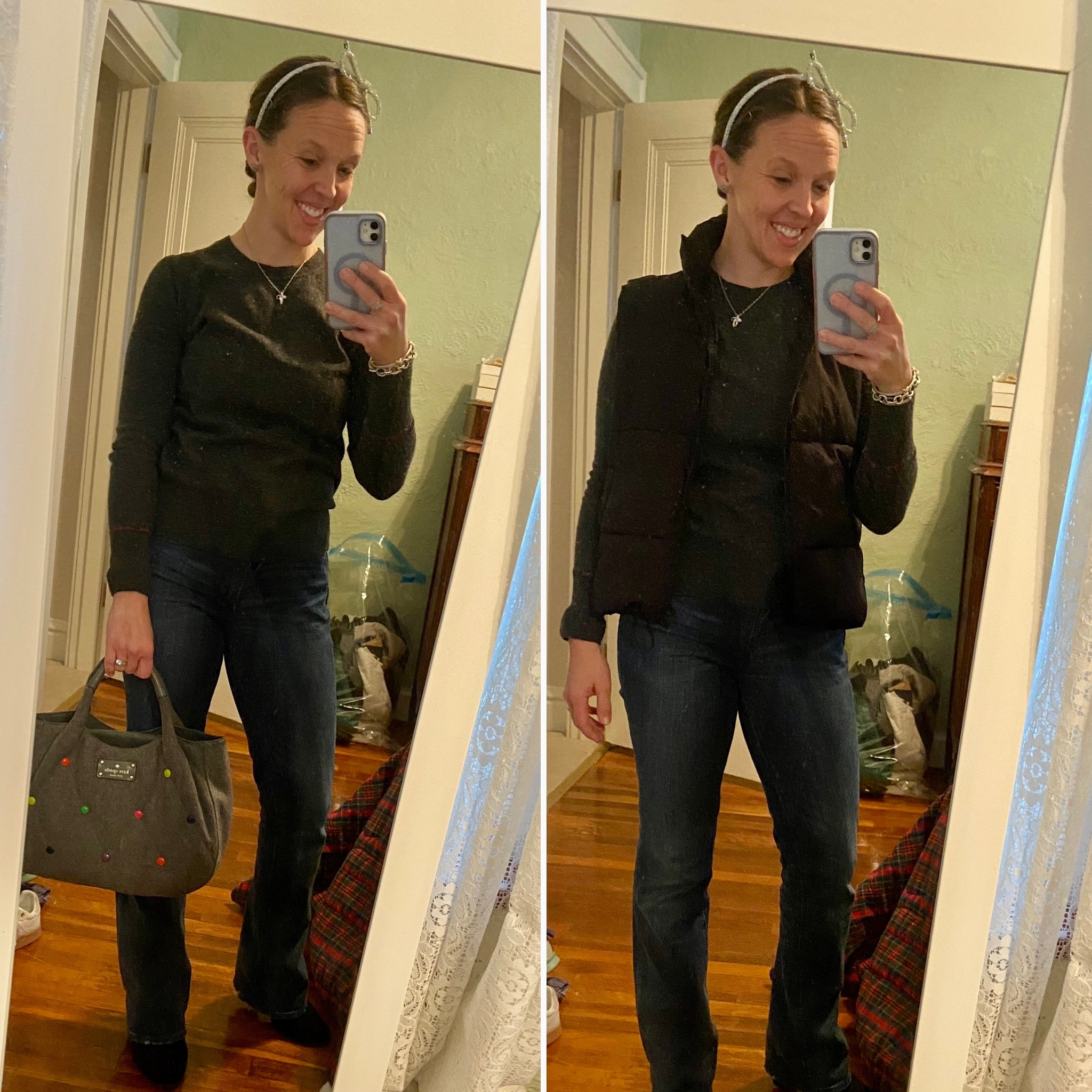 Winter outfit - heading to church and dinner 