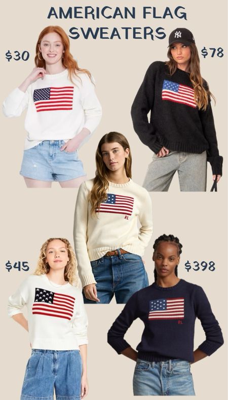 American Flag Sweaters! This classic Ralph Lauren sweater is a timeless staple, but I found some less expensive options that are so cute, too! The Target and Old Navy options come in plus sizes, also.
…………..
4th of July sweater American flag sweater American flag sweatshirt July 4th sweater 4th of July sweatshirt 4th of July top 4th of July sweater July 4th sweatshirt July 4th shirt July 4th top patriotic sweater patriotic sweatshirt patriotic top patriotic shirt summer outfit summer sweater summer trends Ralph Lauren dupe target new arriavls target finds nordstrom finds old navy finds sweater under $50 sweater under $30 4th of July outfit July 4th outfit olympics outfit olympics shirt olympics top

#LTKPlusSize #LTKFamily #LTKTravel