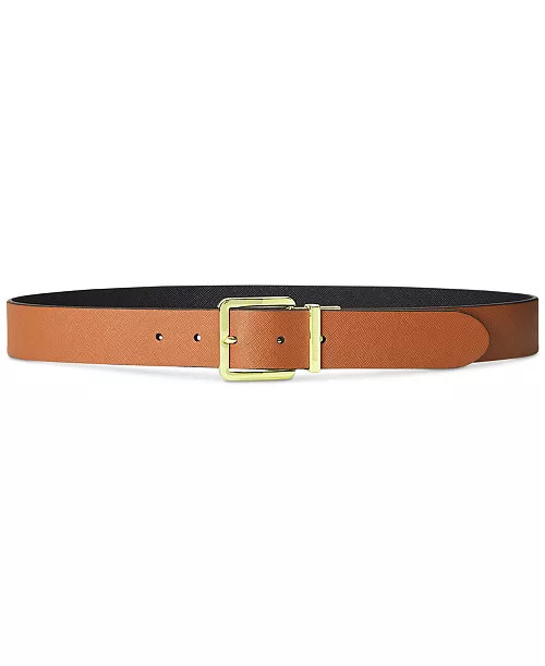 Women's Reversible  Leather Belt | Macy's