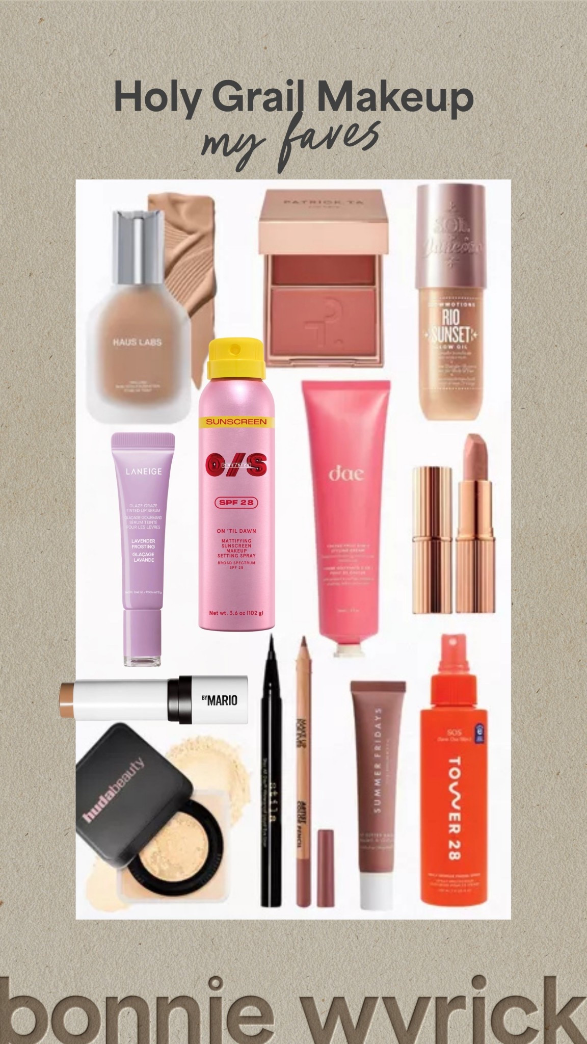 My holy grail Sephora makeup faves! Use code SPRINGSALE at checkout!
- - - 
Women’s beauty, Sephora, Sephora Sale, women’s makeup, makeup routine, hair care routine, skincare routine, beauty, beauty favorites, beauty essentials, bronzer, foundation, glow oil, lipstick, blush