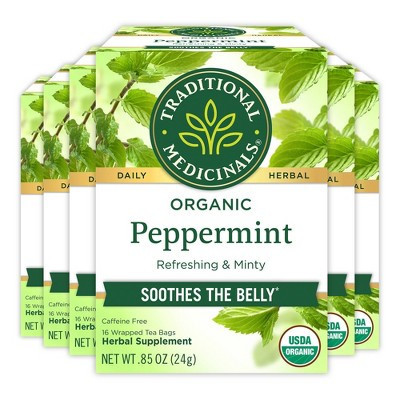 Traditional Medicinals Peppermint Tea - 16ct | Target