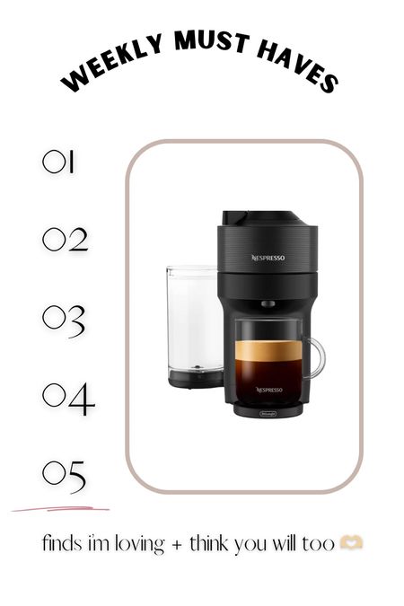 Weekly must haves! Finds I’ve been loving & think you will too! PERFECT FOR SMALL SPACES! + the perfect machine for those who want to get into Nespresso! Only $99 right now!

#LTKsalealert #LTKhome #LTKCyberWeek