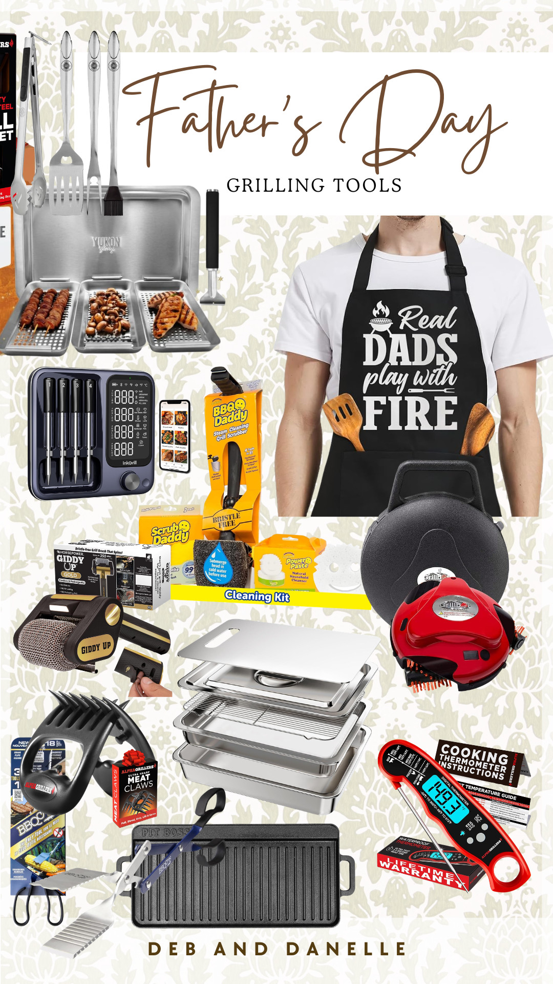 Some of our favorite grilling tools and essentials would make excellent Father's Day gifts, including our grill cleaning bot and grilling apron. #giftguide #giftforhim 

 #LTKfoodie #LTKSeasonal #LTKMens