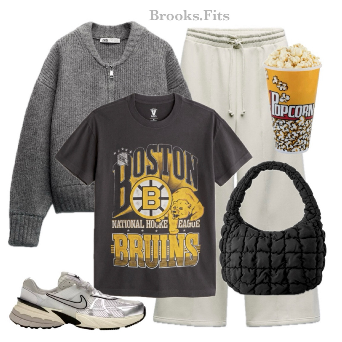 Boston Bruins Game Day Outfit 