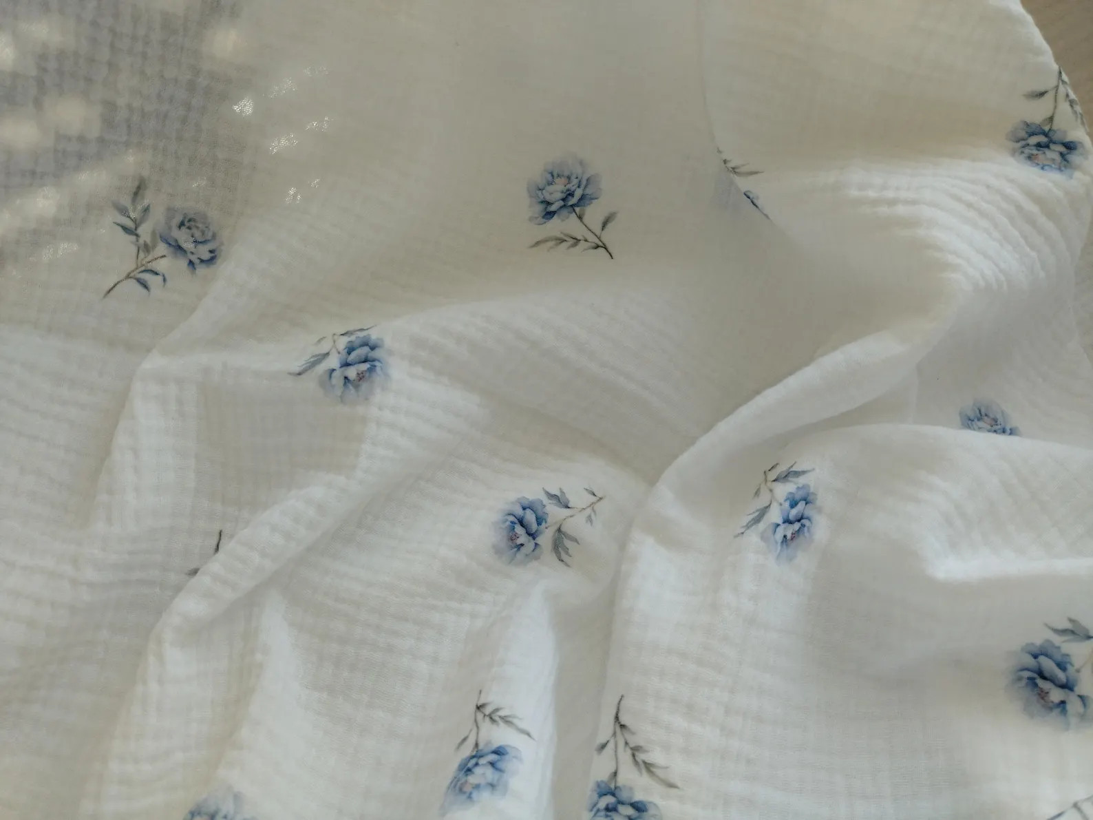 Flowers Muslin Fitted Crib Sheet: Stokke Sleepi / Mini V2, V3, Cotton Roses Bedding | Etsy (US)