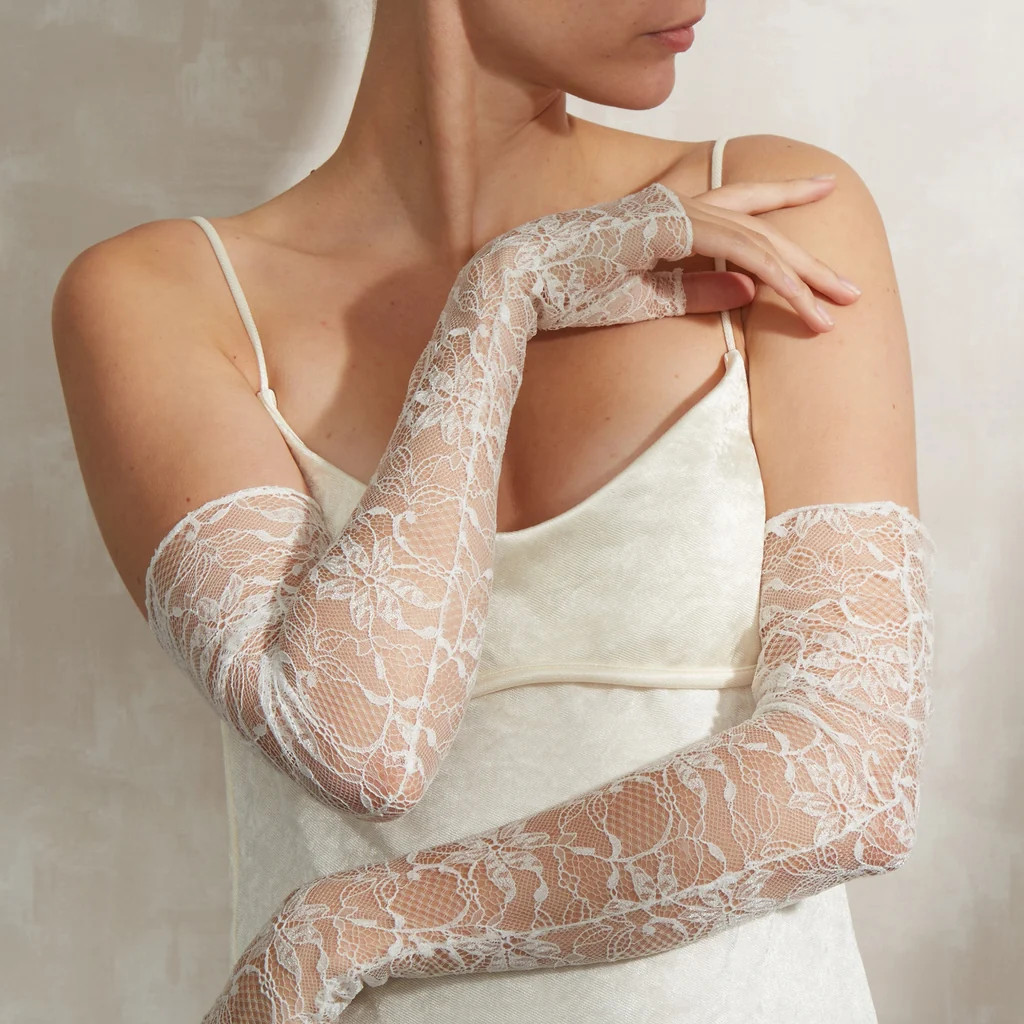 Serena | Fingerless Lace Opera Glove | Cornelia James