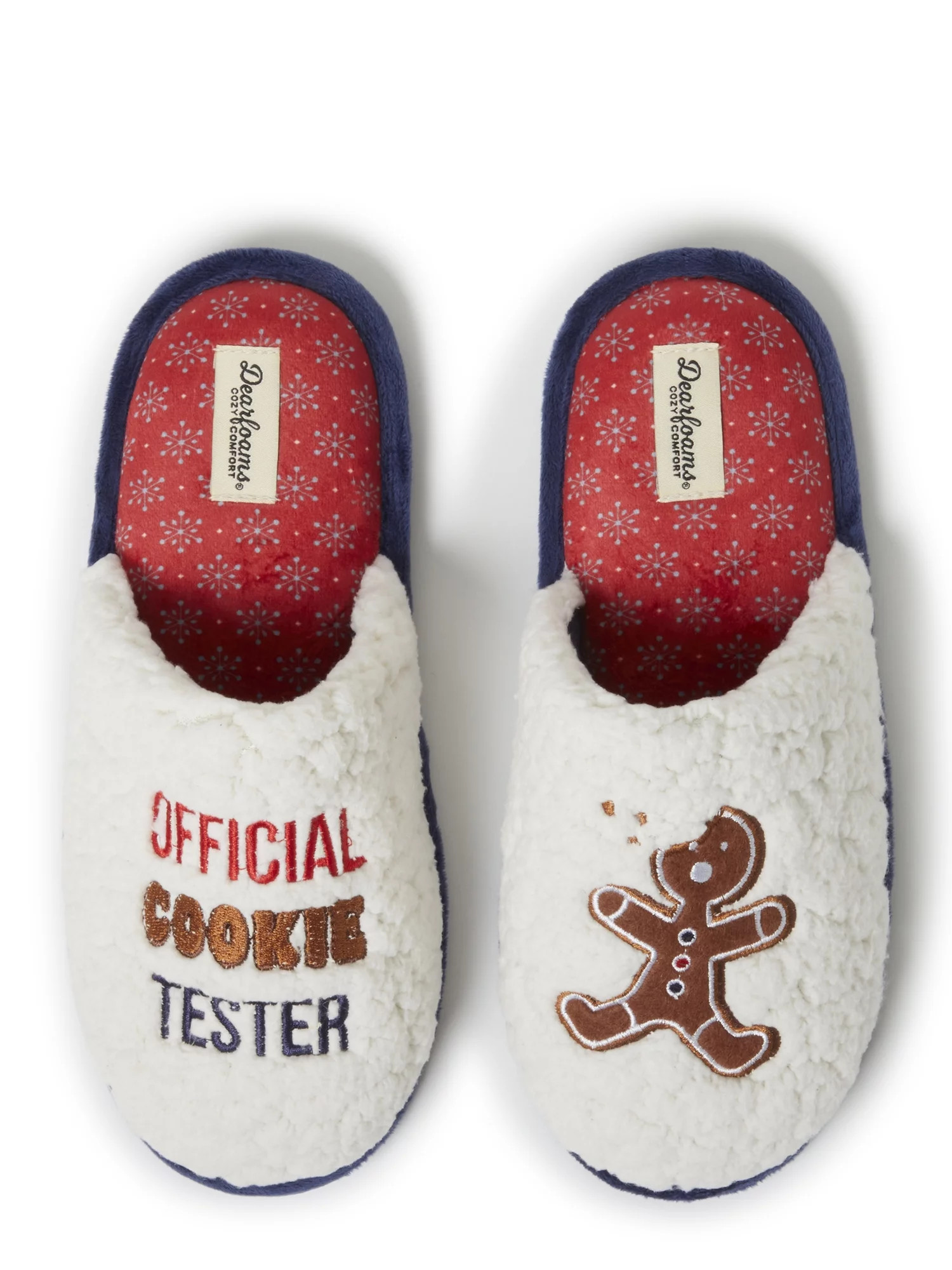 Dearfoams Cozy Comfort Women's Official Cookie Tester Slippers | Walmart (US)