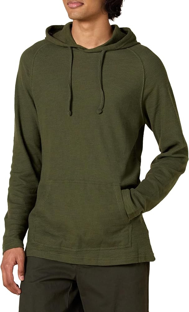 Amazon Essentials Men's Pullover Hoodie, Long-Sleeve Slub Thermal (Previously GoodThreads) | Amazon (US)