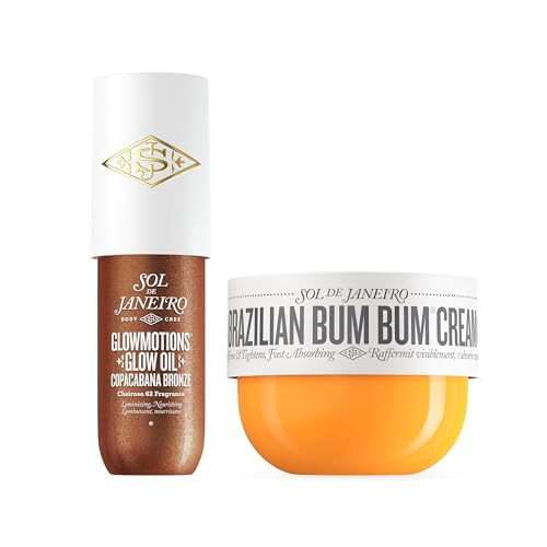 Sol de Janeiro Glow & Go Bronze Bundle | Brazilian Bum Bum Cream 8.1 fl oz. + Copacabana Bronze Glowmotions Glow Oil 2.5 fl oz. | Amazon Exclusive | Amazon (US)