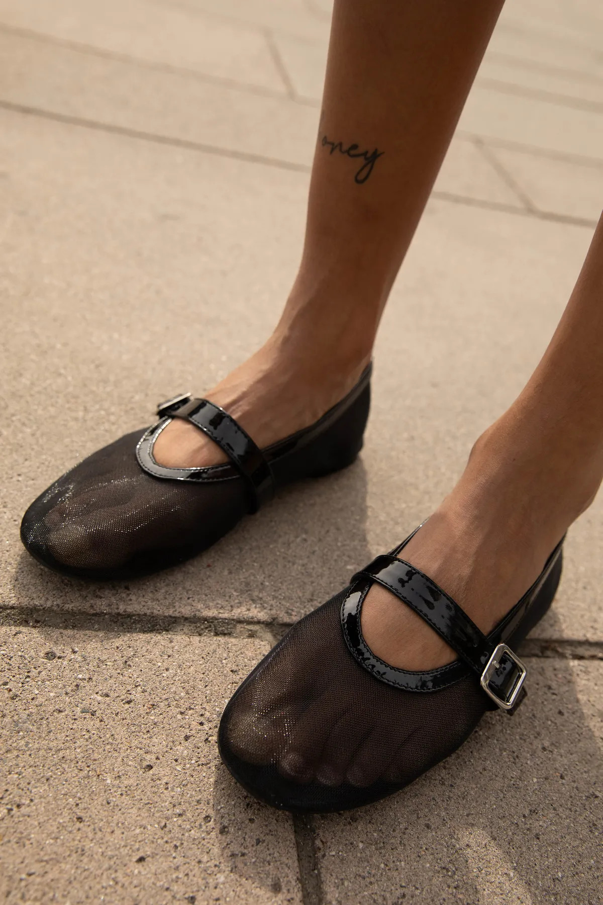 MESH BALLET FLATS | OAK + FORT