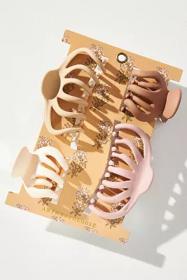 Set of Four Claw Clips | Anthropologie (US)