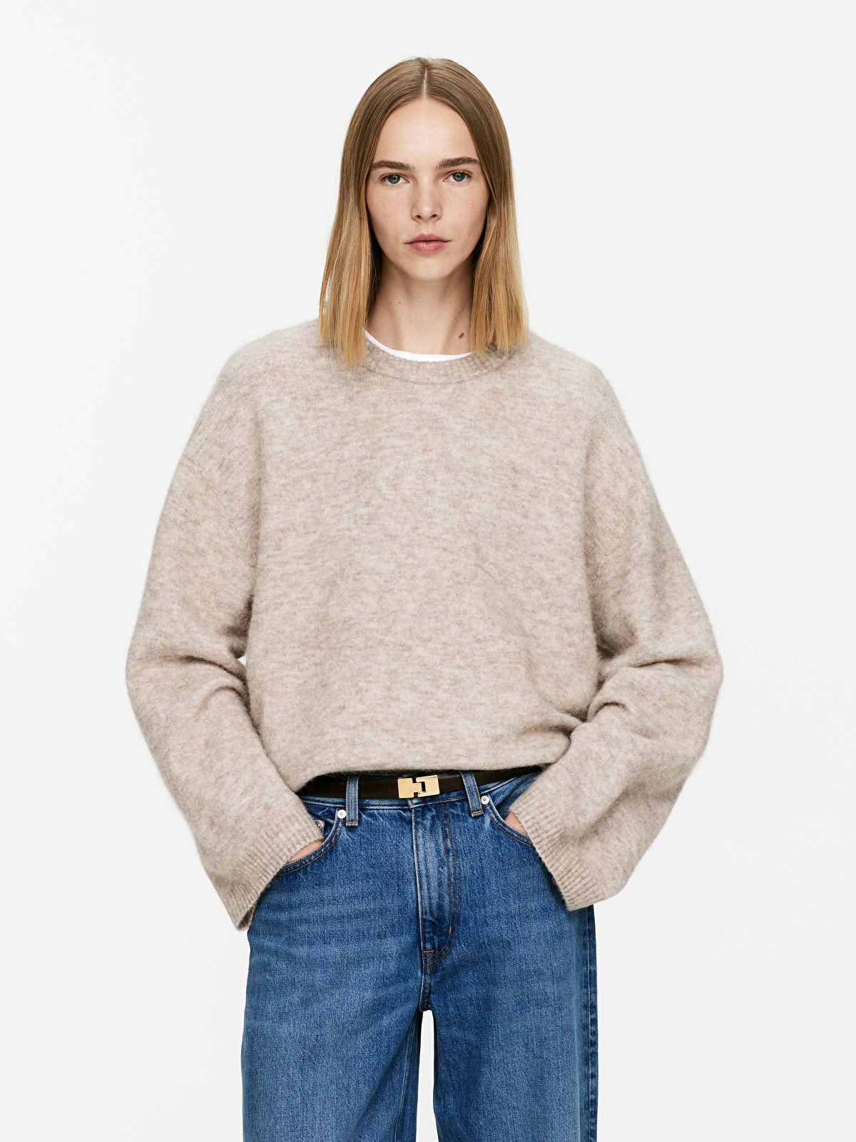 Alpaca-Wool Blend Jumper | Arket UK
