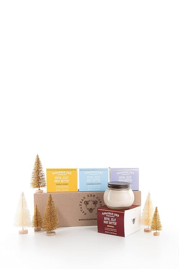 Queen Bee Body Butter Gift Set - 6.7-oz. jars all four of our signature body butter formulas: Ori... | Amazon (US)