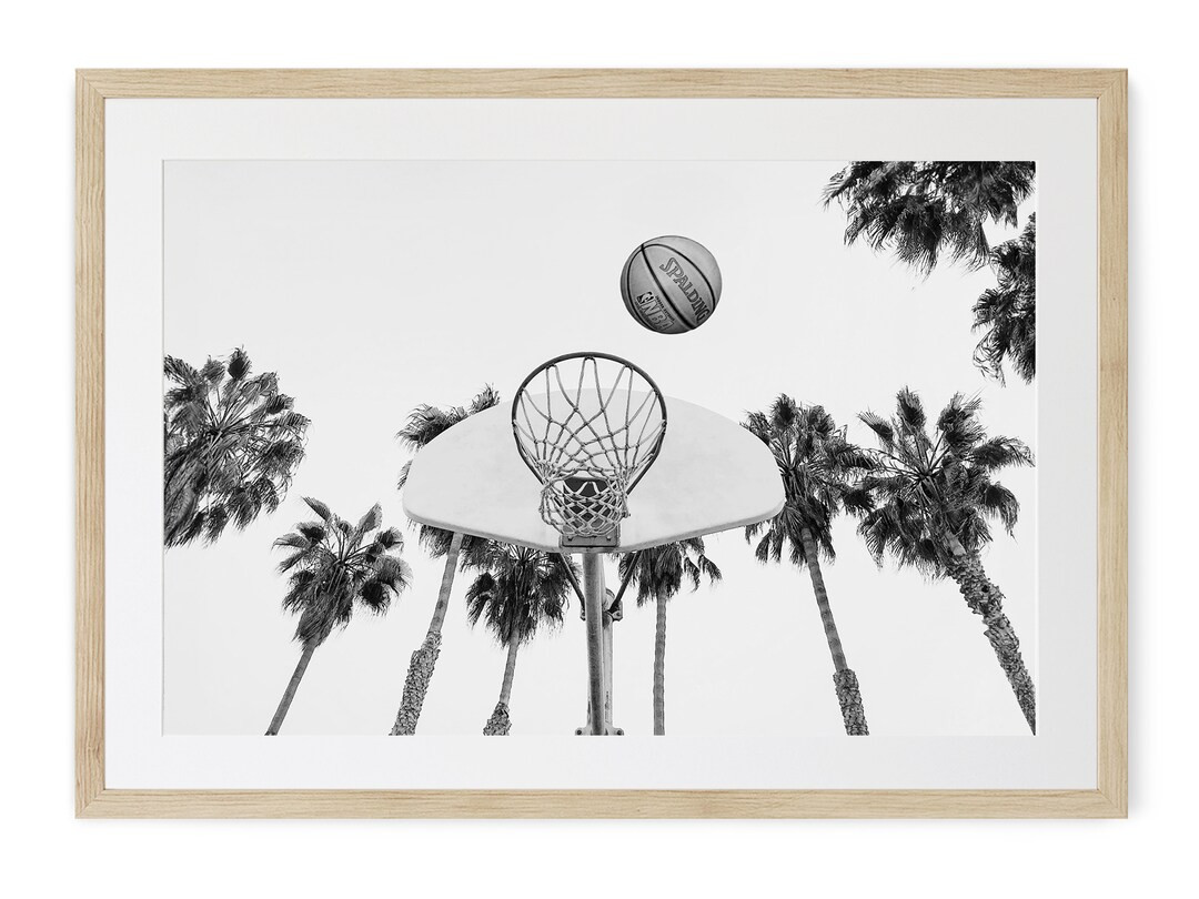 Basketball Photography Framed and Unframed Art Print, Gifts for Boyfriend, Coastal Basketball, Gi... | Etsy (US)