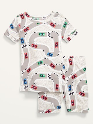 Unisex Printed Pajama Shorts Set for Toddler & Baby | Old Navy (US)