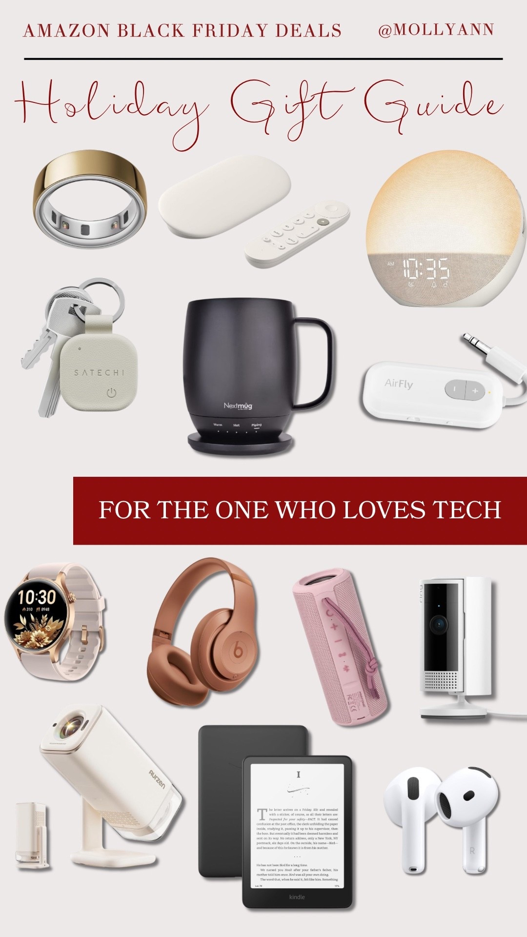 Amazon Black Friday deals - holiday gift guide for the one who loves tech!

#LTKSaleAlert #LTKCyberWeek