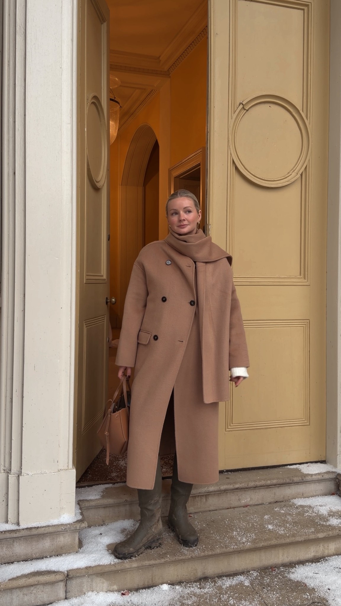 Wearing size S in coat 