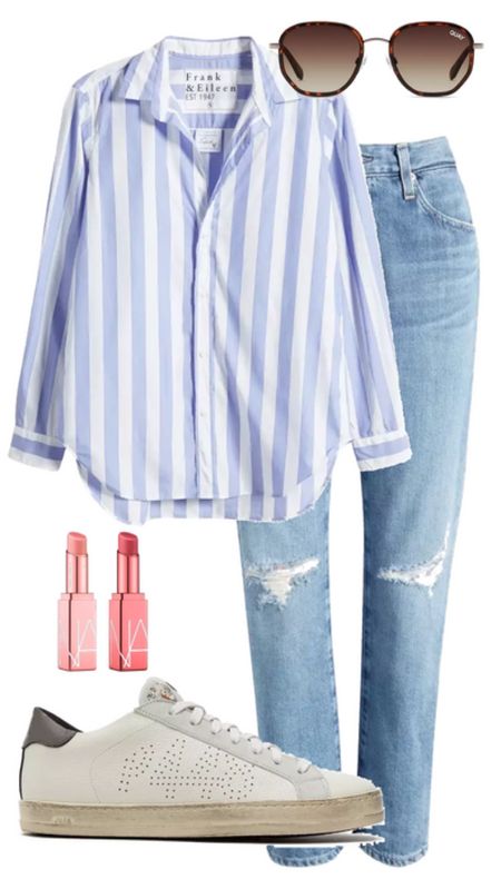 This Frank and Eileen blouse is one of my favorite items from the try on. So great paired with jeans and a fun pair of sneakers!

#LTKstyletip #LTKxNSale #LTKsalealert