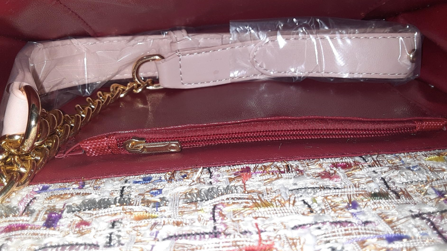 Vaeltaja Women Tweed Pearl Purses and Handbags Ladies Fashion Top Handle Chain Satchel Shoulder B... | Amazon (US)