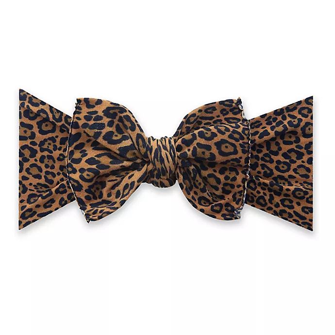 Baby Bling Printed Knot Headband in Leopard Print | buybuy BABY