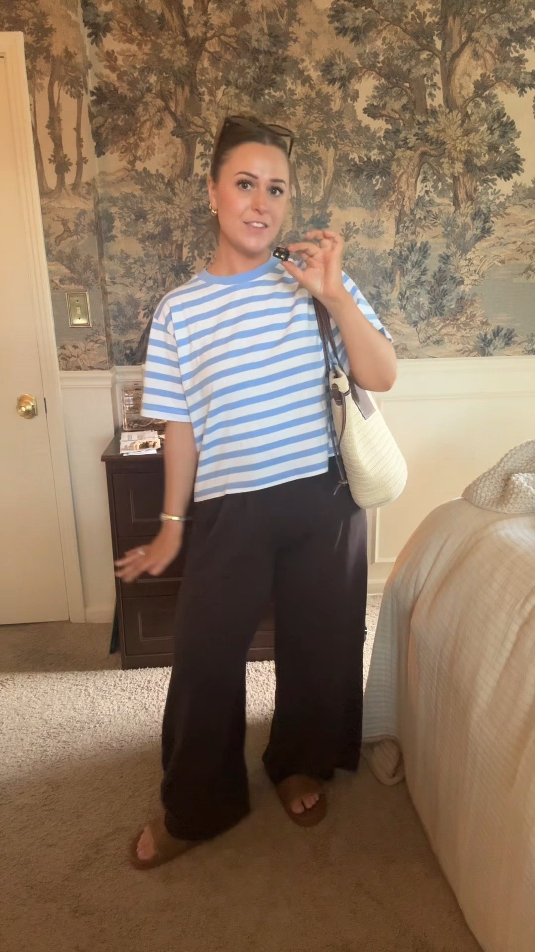 Had to come back for another fit check 🩵🤎

#LTKootd #LTKSaleAlert #LTKmomlife