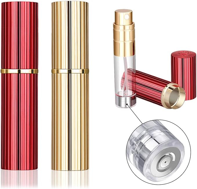 BRILIFLED Travel Atomizer Mini Refillable Empty Spray Perfume Bottle 5ml Portable TSA Scent Pump ... | Amazon (US)