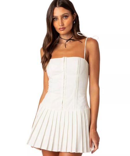 Perri pleated corset mini dress

#LTKsalealert #LTKfindsunder100