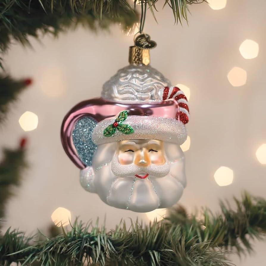 Old World Christmas Papa Noel Mug Glass Blown Ornament for Christmas Tree, Handcrafted Holiday De... | Amazon (US)