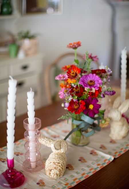 Bright zinnias on our Easter table this week 

#LTKhome #LTKSeasonal #LTKunder100