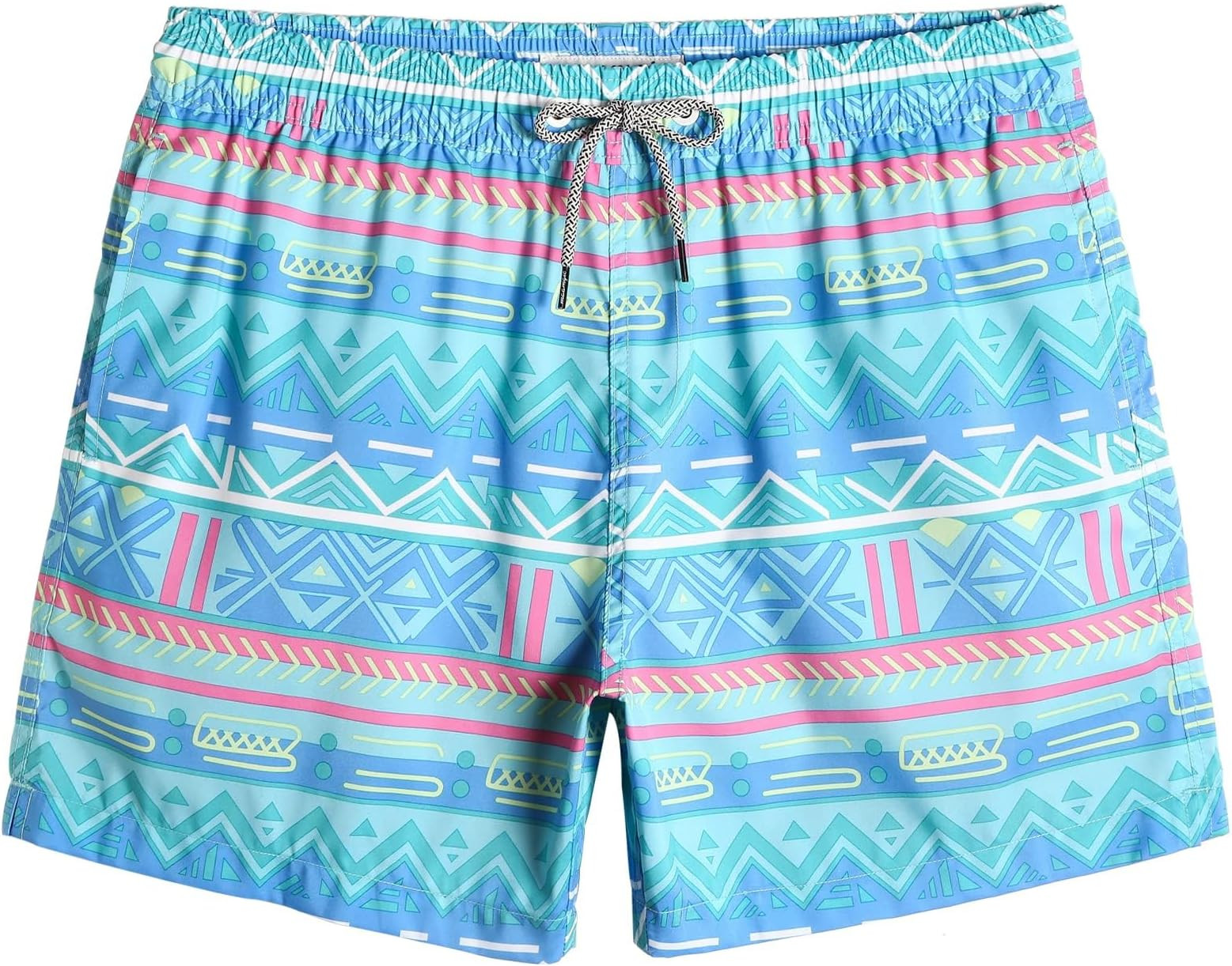 maamgic Mens Swim Trunks 5" Quick Dry Beach Shorts Bathing Suits with Mesh Lining Pockets | Amazon (US)