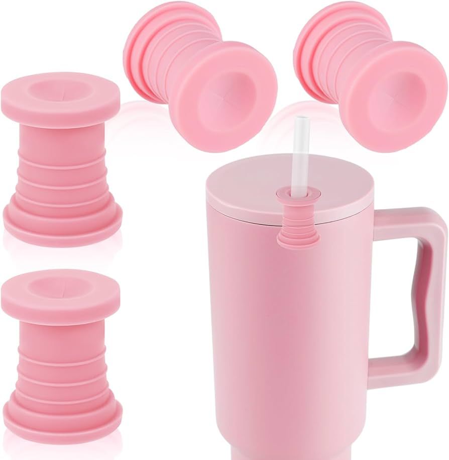 4pcs Replacement Stopper Compatible with Simple Modern Kids 40 oz 30 oz Tumblers with Handle, Sil... | Amazon (US)