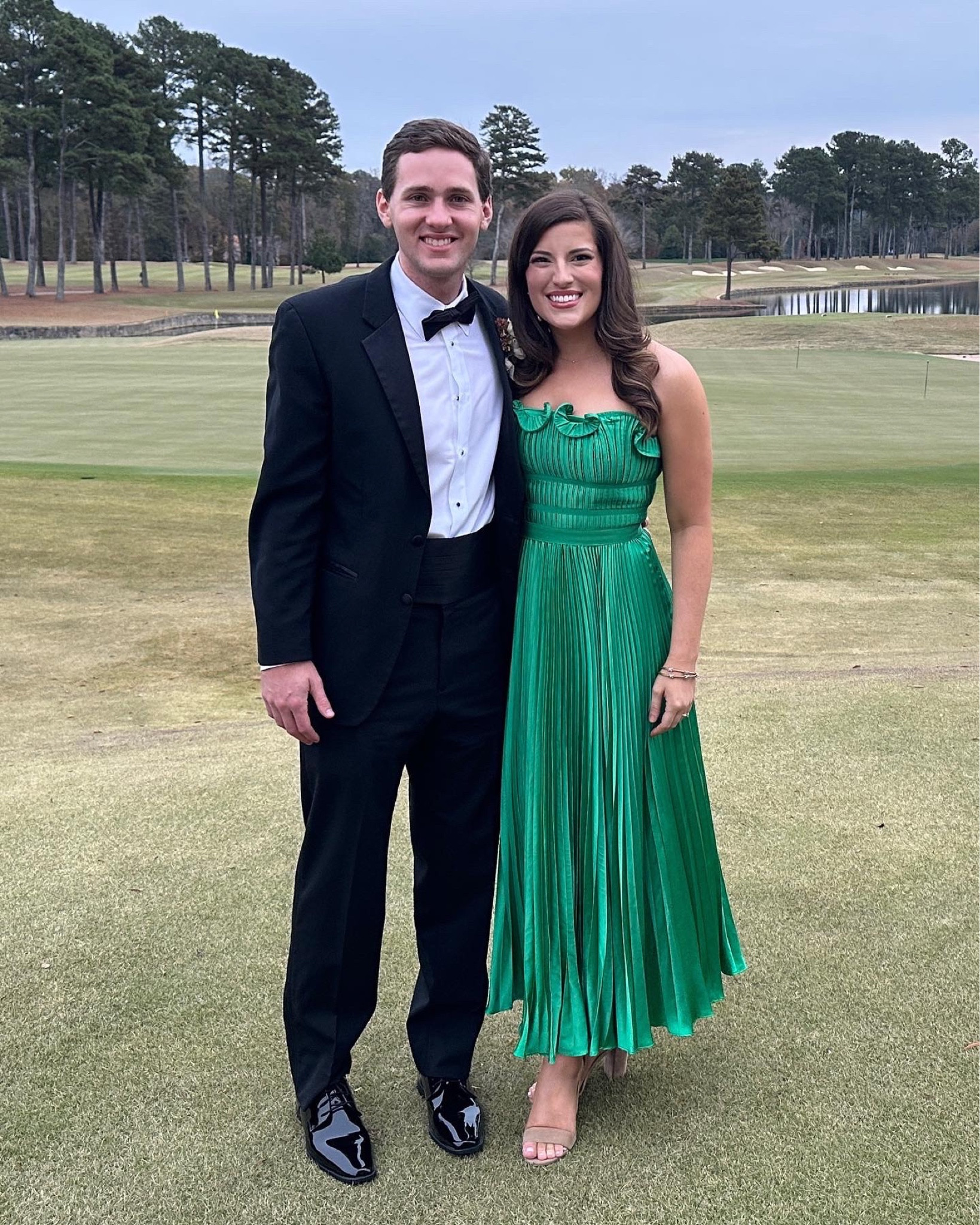 Winter wedding guest 💚

#LTKwedding #LTKHoliday #LTKbeauty