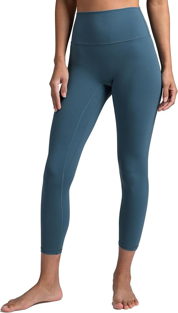 Colorfulkoala Dreamlux No Front Seam Leggings for Women 25"/28" Inseam, Seamless High Waisted But... | Amazon (US)