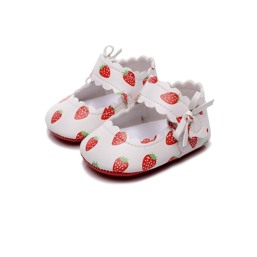 HONGTEYA Baby Girls Ballet Dress Shoes - Mary Jane Soft Sole Sidebow Toddler Moccasins | Amazon (US)