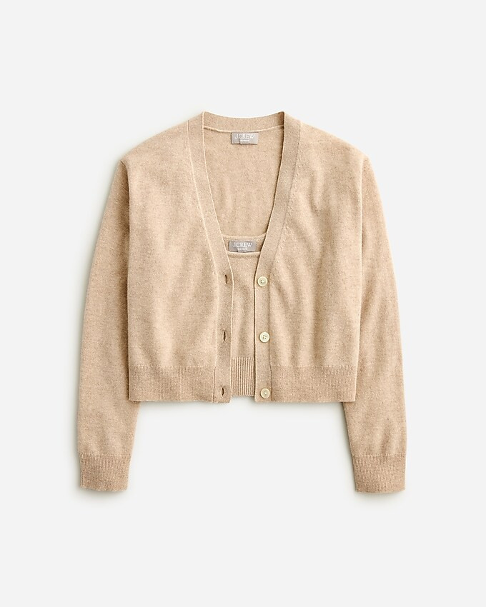 Cashmere shrunken sweater-tank set | J. Crew US